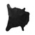 Buffalo Calf Leather Hide Black