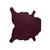 Buffalo Calf Leather Hide Purple