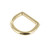 2011 1.25" gold plate D-ring
