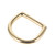2011 1.25" gold plate D-ring