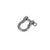 Nickel Matte Shackle w/screw pin