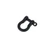 PVD Black Matte Shackle w/screw pin