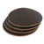 Horween Dublin Brown Nut Circle Coaster