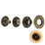 SN5617 Antique Brass Open Hole Snap