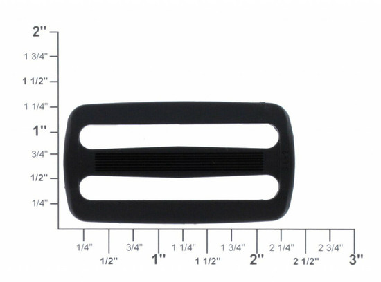 2" Plastic Tri-Glide Slider Buckle