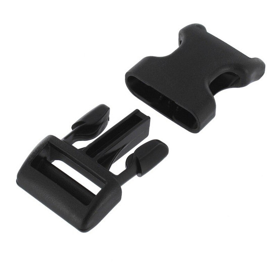 1" Contoured Plastic Side Release Buckle