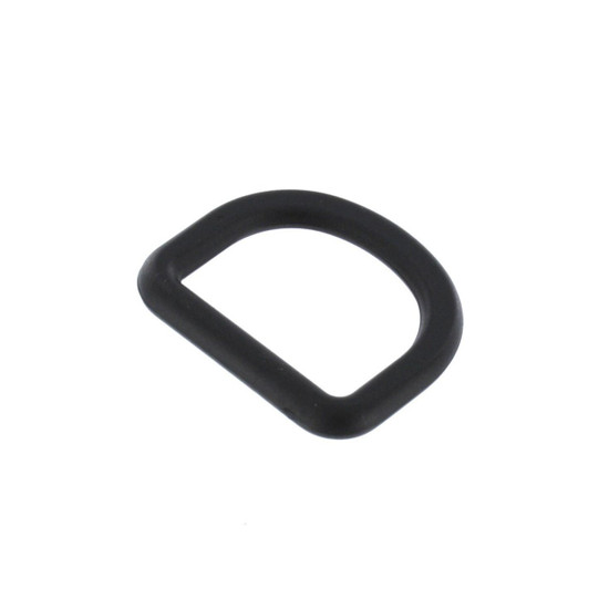 1" Black Plastic D-Ring
