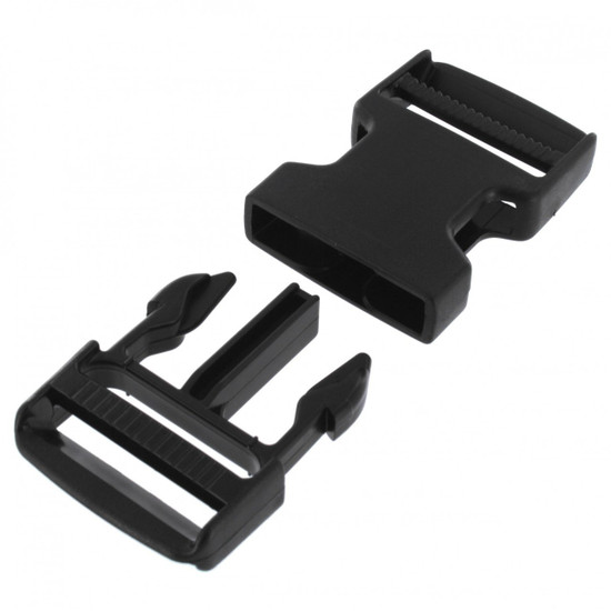 1 1/2" Dual Adjust Plastic Buckle