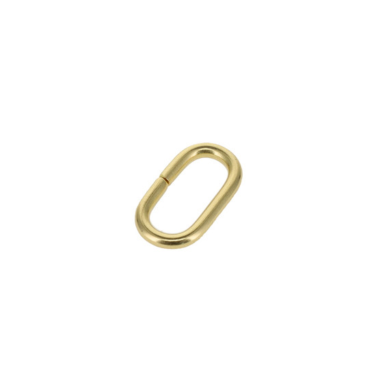 Brass Zulu Wire Form Loop Natural Brass