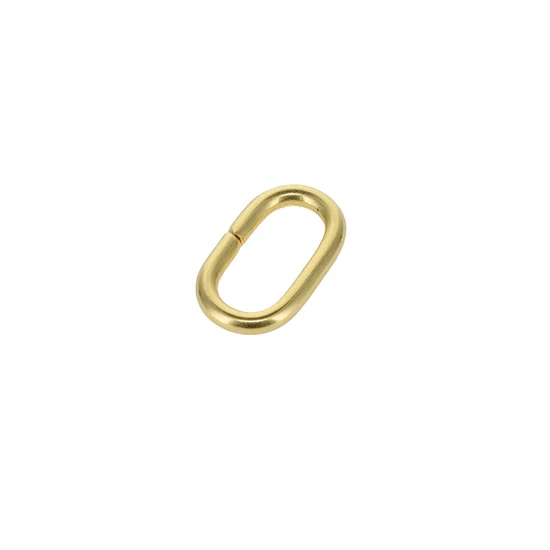Brass Zulu Wire Form Loop Natural Brass