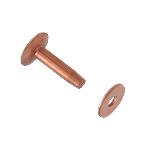 Solid Copper Rivets with burrs