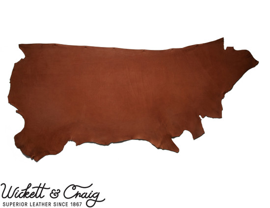 Wickett & Craig Skirting Leather, Side, Brown