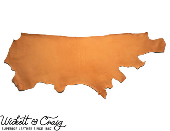 Wickett & Craig Skirting Leather, Side, Russet