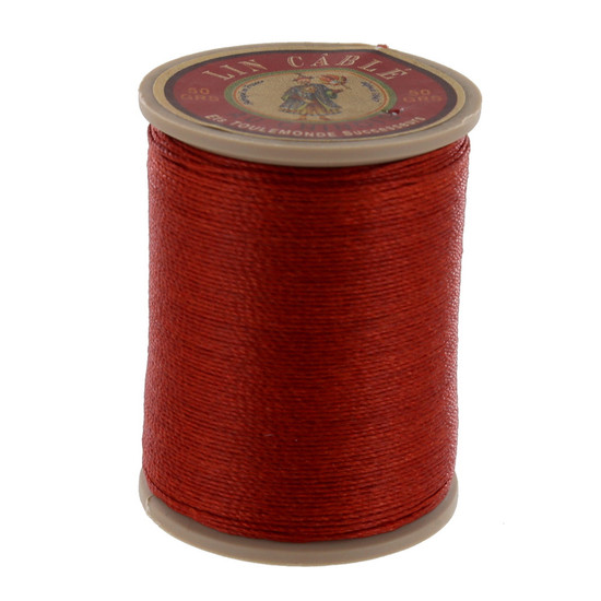 333 Cuivre, Copper, Fil Au Chinois - Lin Cable - Waxed Linen Thread, Copper