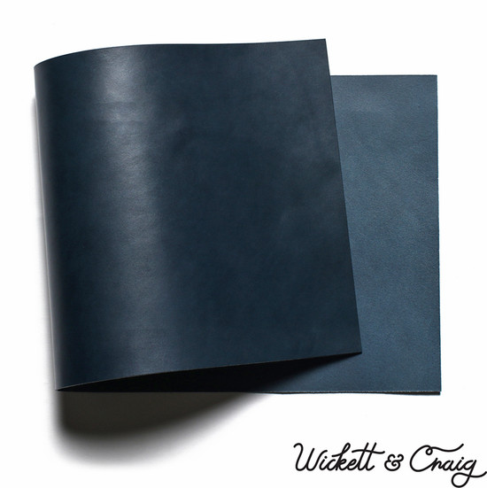 Wickett & Craig Navy leather panel