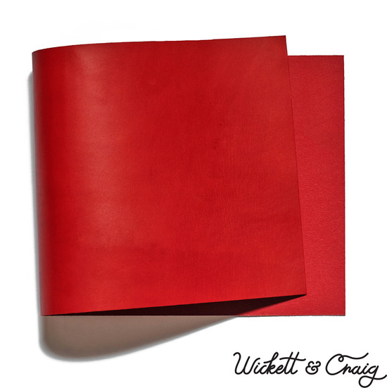 Red Leather Panel Wickett