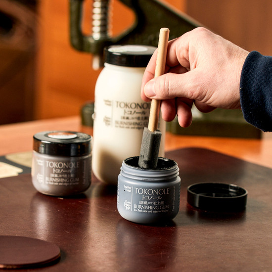 Burnishing Leather with Tokonole