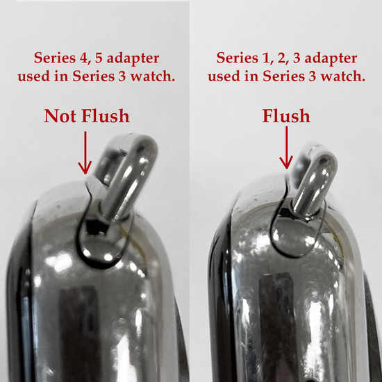 Keeping Apple Watch Adapter Flush