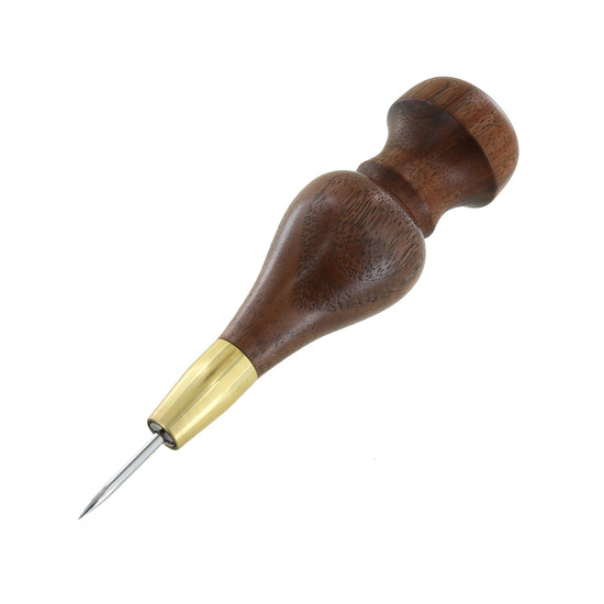 Leather Wrangler Awl of Spades Queen Walnut