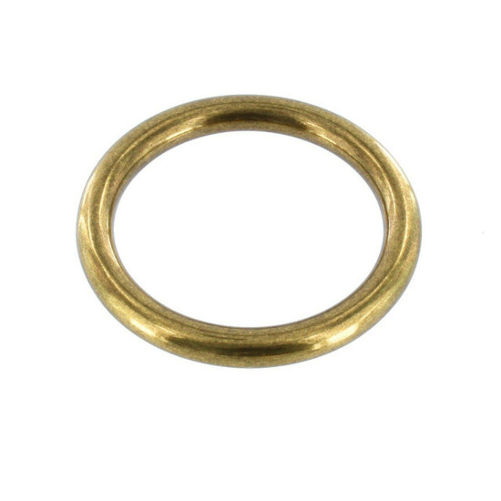 1.5" antique brass o-ring