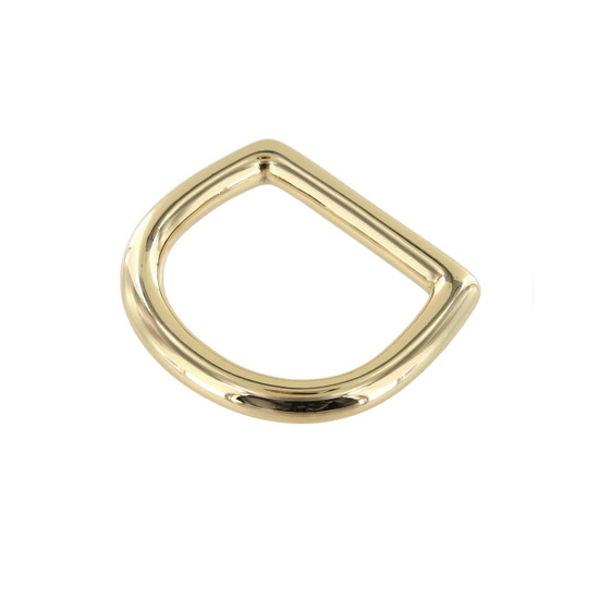 2011 1.25" gold plate D-ring