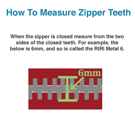 How to Measure Zipper Teeth