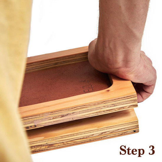 Leather Wet Molding Valet Tray Step 3