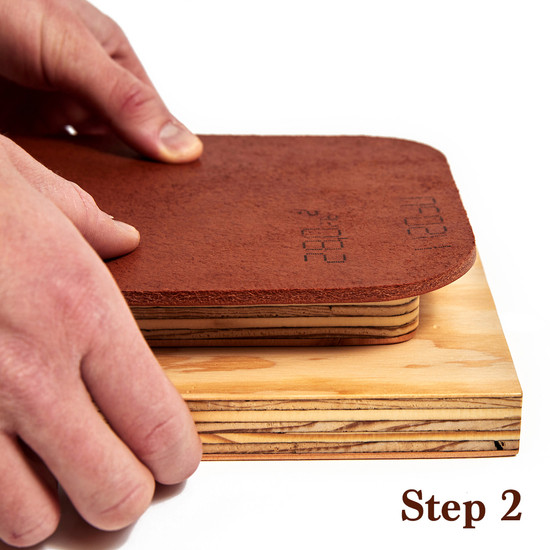 Leather Wet Molding Valet Tray Step 2