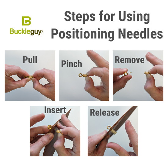 Steps for Using Buckleguy Suture Pin Positioning Needles