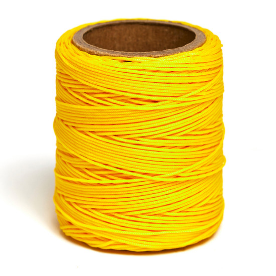 Maine Thread, Braided Waxed Cord, Canary