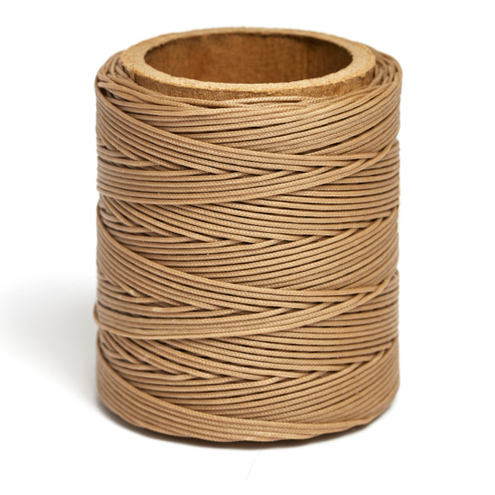 Maine Thread, Braided Waxed Cord, SANDSTONE
