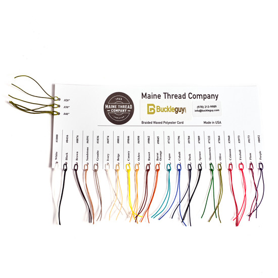 Maine Thread, Braided Thread Card