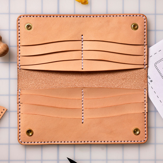 Leather Long Wallet Corter DIY Kit