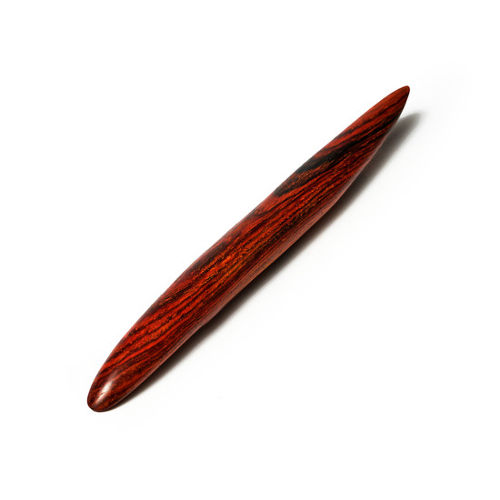 Cocobolo leather bone folder