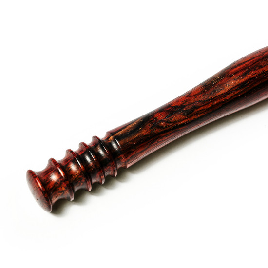 Cocobolo leather edge slicker
