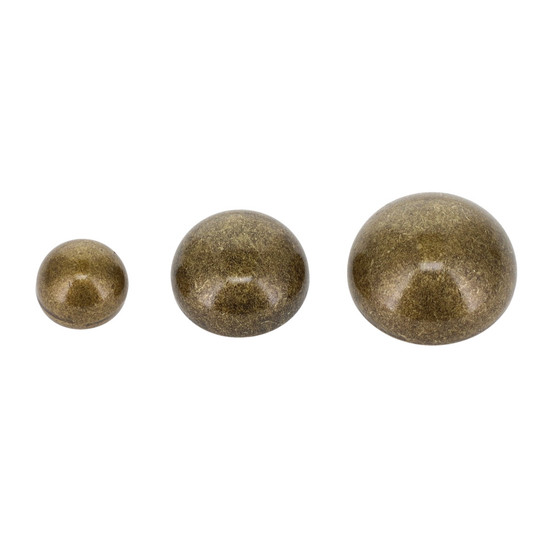 B9788 Zinc Round Foot, Antique Brass