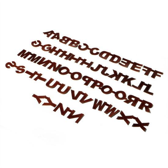 DIY A-Z Alphabet Keychain Leather Kit - Buckleguy.com