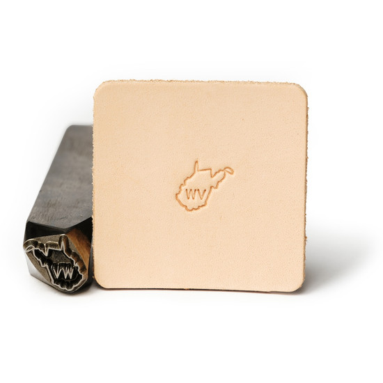 Leather State Stamp West Virginia