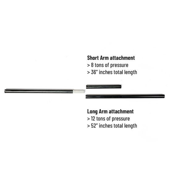 Short and long arm clicker attachments