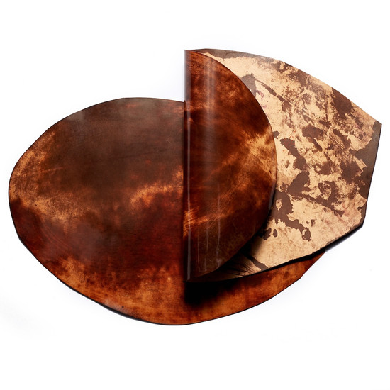 Rocado Shell Cordovan, Brown Marble