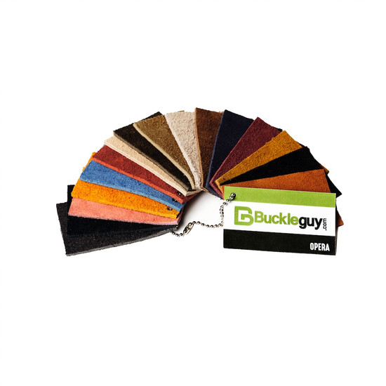 Opera Suede Leather Swatch
