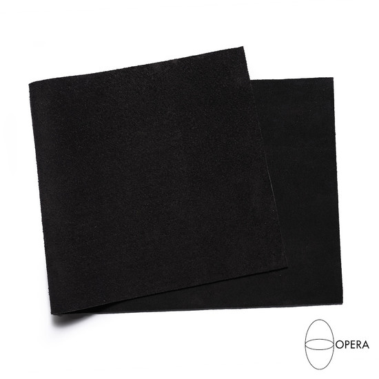 Opera Suede Leather Panel, Grunge (4101)