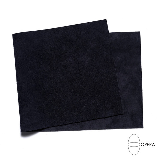 Opera Suede Leather Panel, Navy Blue (106)