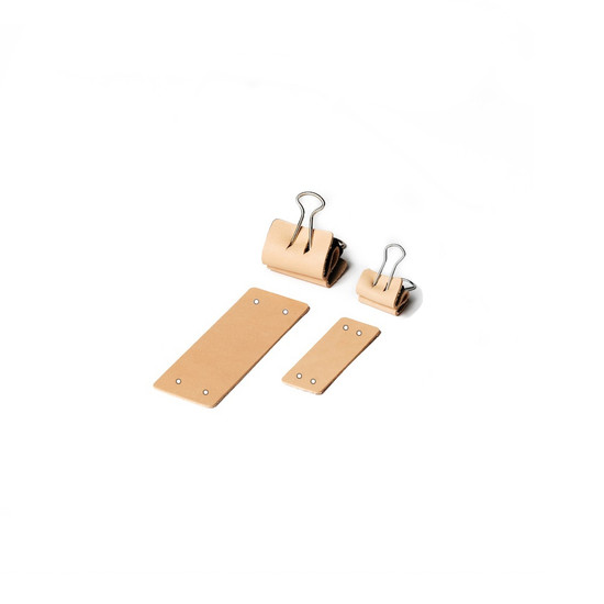 Leather edge pressure clips