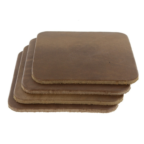 Horween Chromexcel Natural Square Coaster