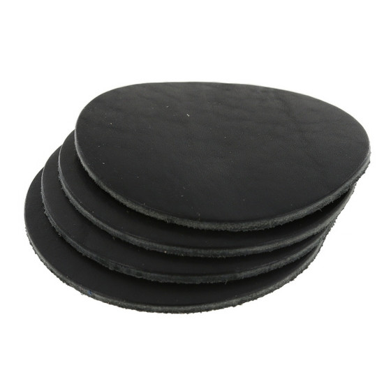 Horween Dublin Black Circle Coaster