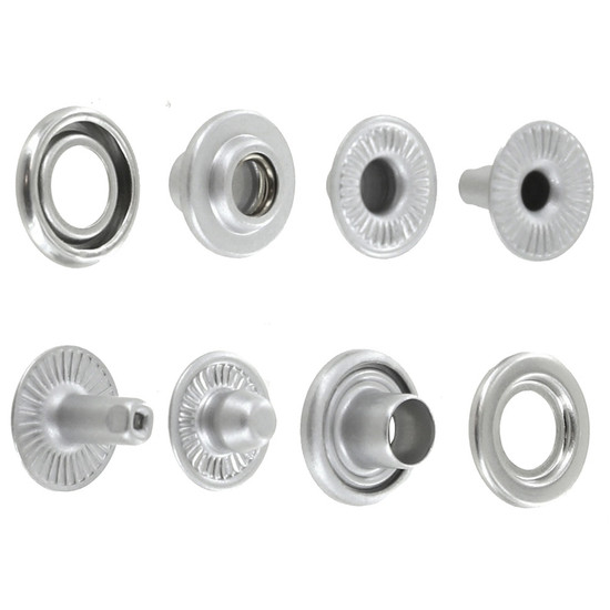 SN5617 Nickel Matte Open Hole Snap