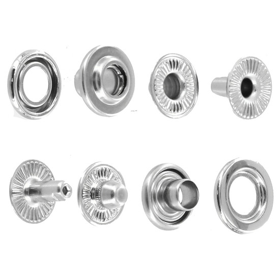 SN5617 Nickel Plate Open Hole Snap