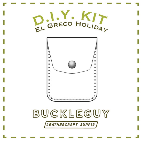 Danesh, El Greco Holiday, Card Snap Wallet Leather Pattern