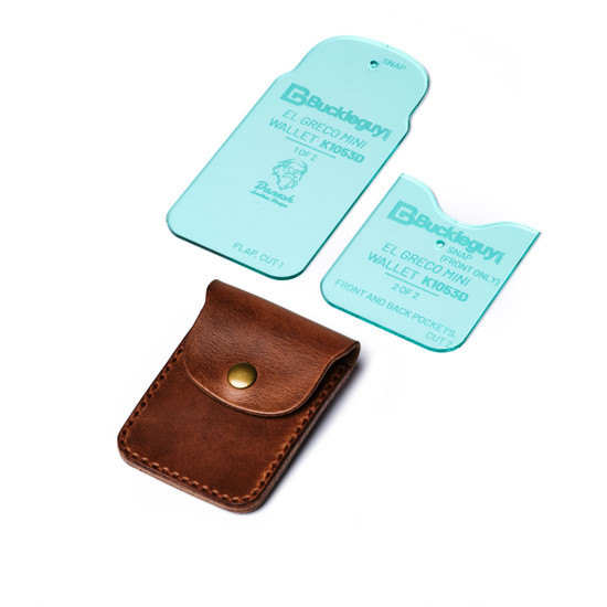 El Greco Mini Leather Wallet Template